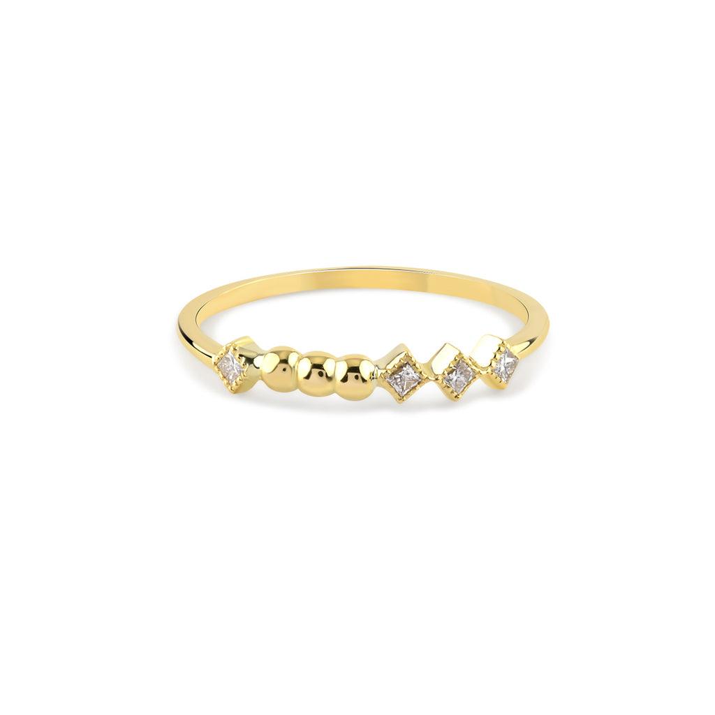 GFG Jewellery Lara Princess Ring - 18ct Gold - Rococo Jewellery