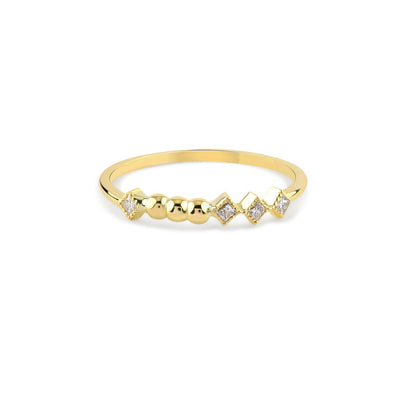 GFG Jewellery Lara Princess Ring - 18ct Gold - Rococo Jewellery