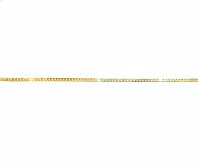 9ct Yellow Gold Curb Chain Necklace - Rococo Jewellery