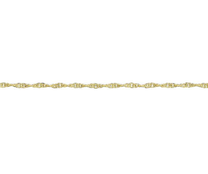 9ct Gold Prince of Wales Rope Chain - Various Lengths - Rococo Jewellery