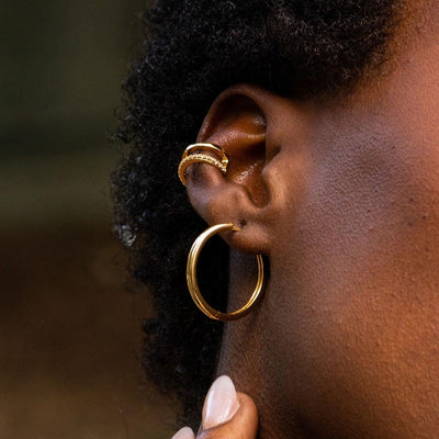 Scream Pretty 25mm Perfect Hoop Earrings - Rococo Jewellery