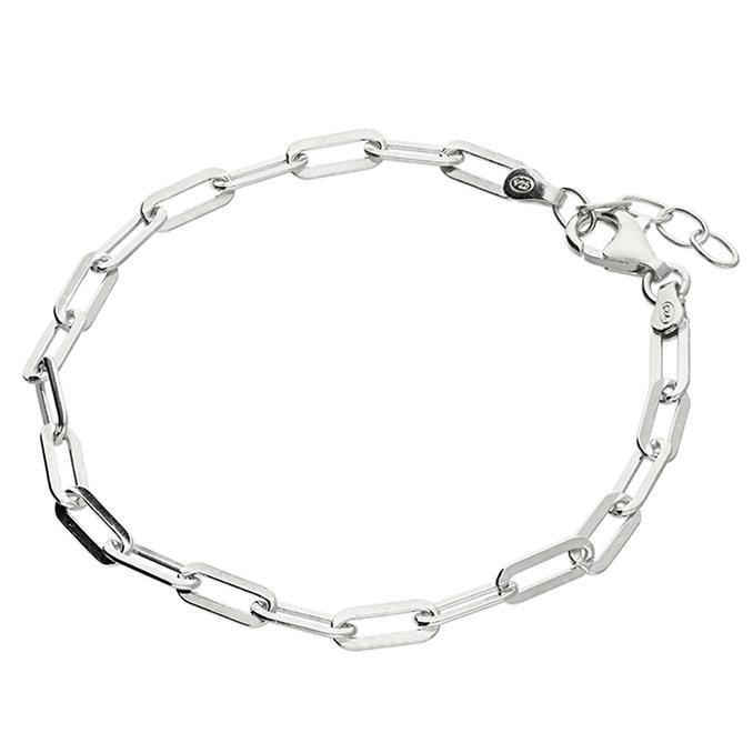 Paperclip Chain Bracelet - Sterling Silver - Rococo Jewellery
