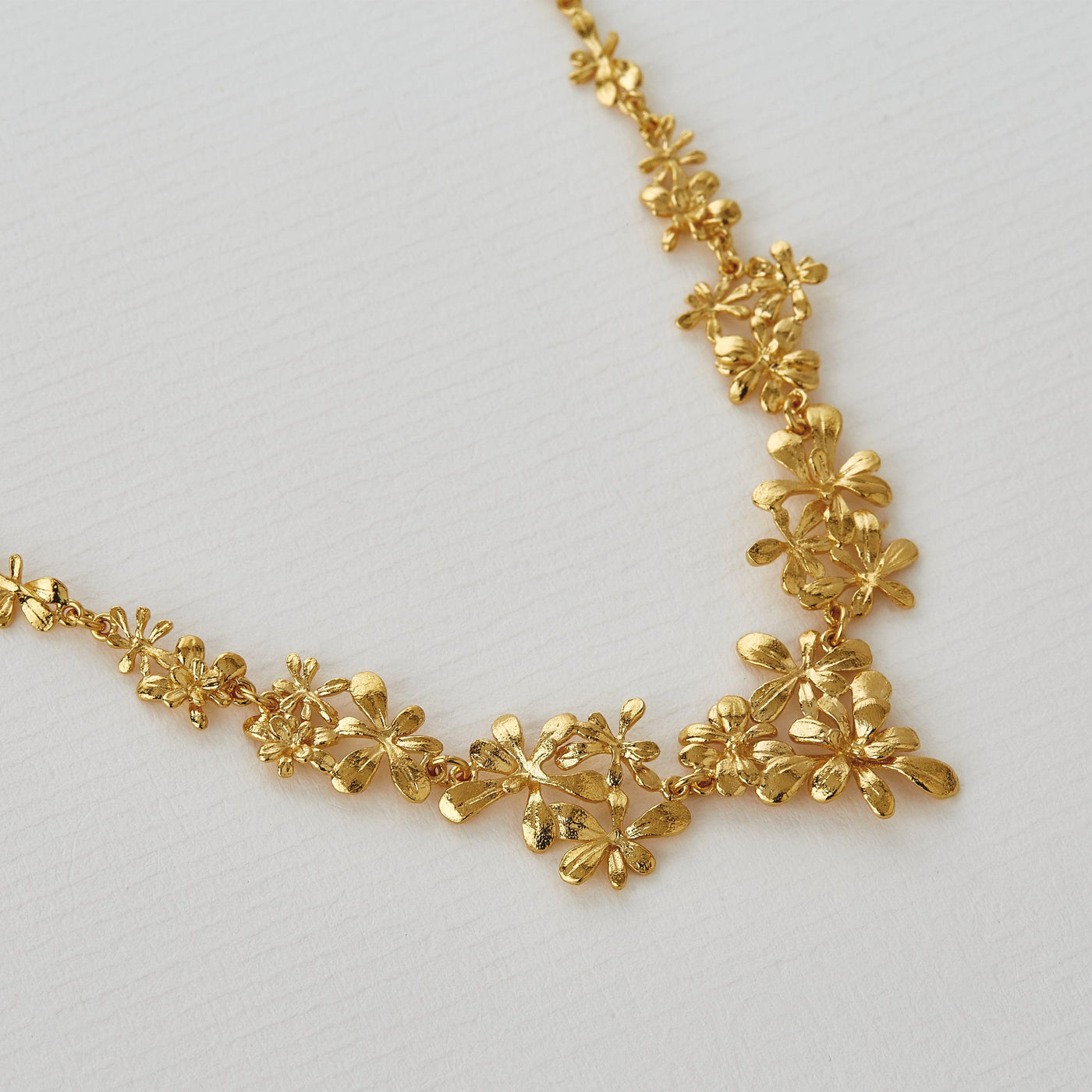 Alex Monroe Clustered Rosette Allure Collar Necklace - Rococo Jewellery
