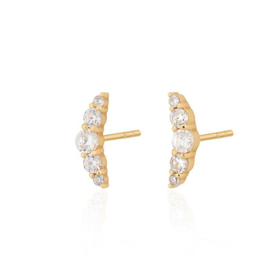 Scream Pretty Sparkling Helix Stud Earrings - Rococo Jewellery
