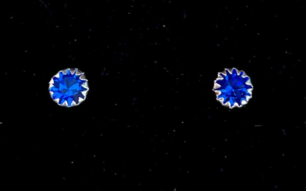 Sterling Silver Cubic Zirconia Studs - Various - Rococo Jewellery