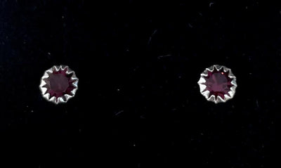Sterling Silver Cubic Zirconia Studs - Various - Rococo Jewellery