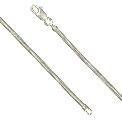 Sterling Silver Thick Snake Chain - Various Sizes - Rococo Jewellery