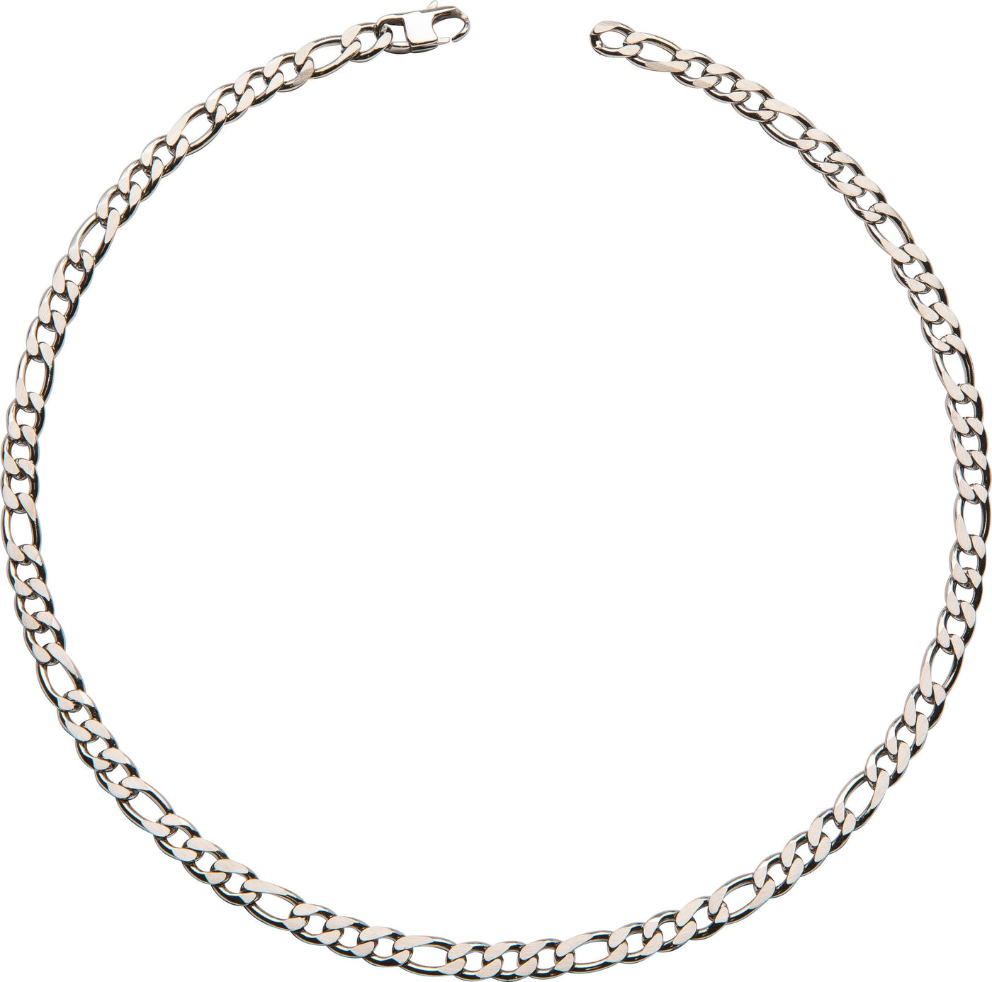 Unique & Co Stainless Steel Figaro Chain - Rococo Jewellery