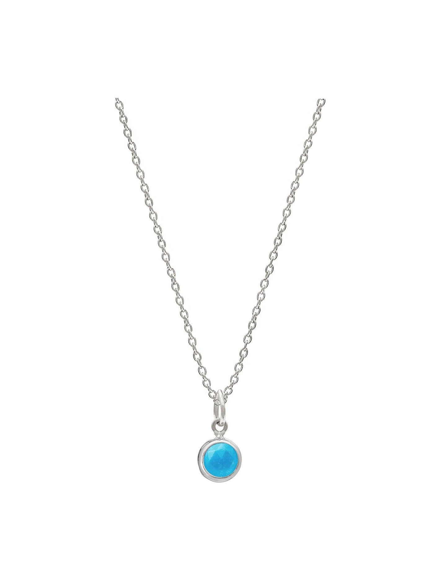 Luceir Turquoise Birthstone Necklace - Rococo Jewellery