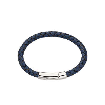 Little Star Andre-Boys Leather Bracelet - Blue - Rococo Jewellery