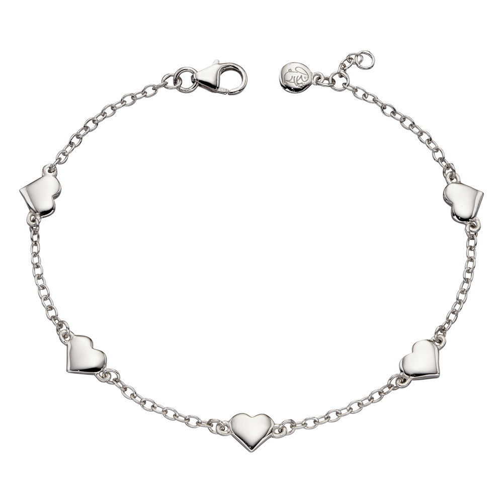 Little Star Beatrice - Heart Charm Bracelet - Rococo Jewellery