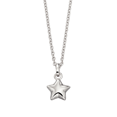 Little Star Eva Plain Small Star Pendant and Chain - Rococo Jewellery