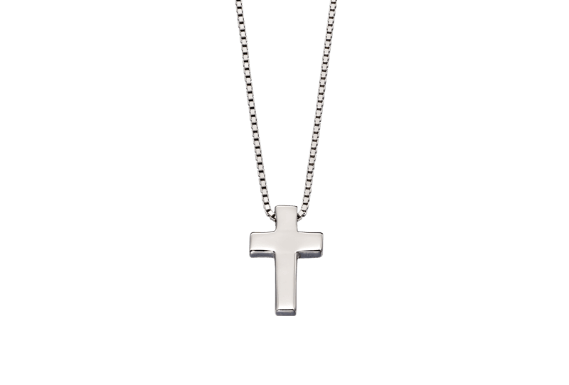 Little Star Thom - Boys Medium Cross Pendant And Chain - Rococo Jewellery