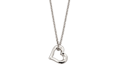 Little Star Lola Small Open Heart Pendant and Chain - Rococo Jewellery