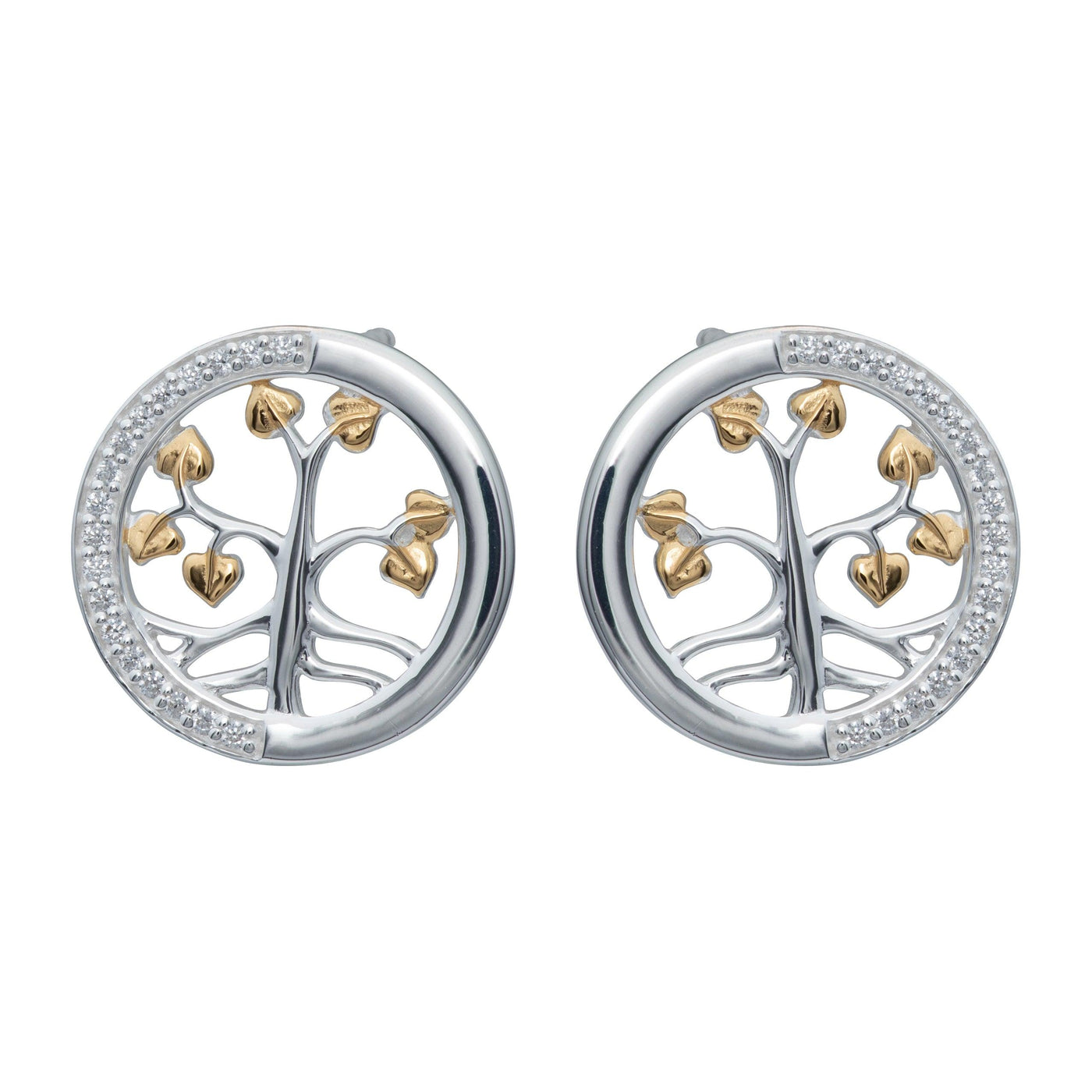 Unique & Co Tree of Love Stud Earrings - Rococo Jewellery