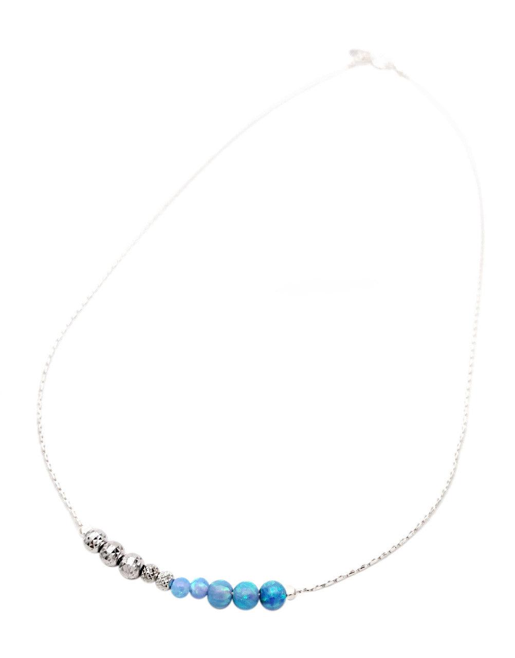 Aviv Opal Sparkly Beads Necklace - Rococo Jewellery