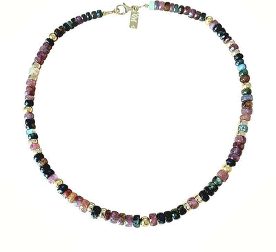 Yaron Morhaim Multicolour Faceted Tourmaline Necklace - Rococo Jewellery
