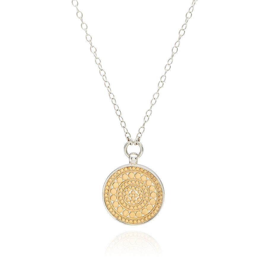 Anna Beck Classic Reversible Disc Pendant Necklace - Rococo Jewellery