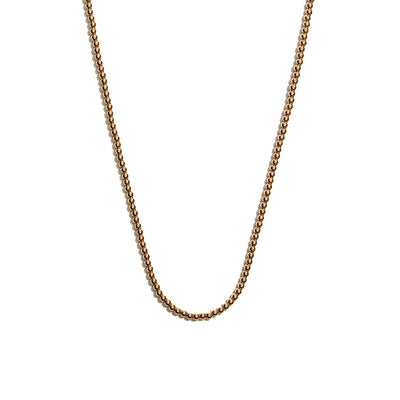 14ct Yellow Gold Beads Necklace - Rococo Jewellery