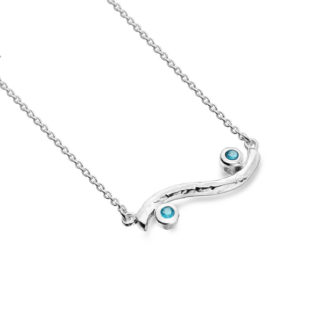 Sea Gems Blue Tides Necklace - Rococo Jewellery