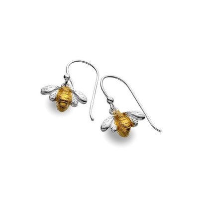 Sea Gems Golden Bumblebee Earrings - Rococo Jewellery