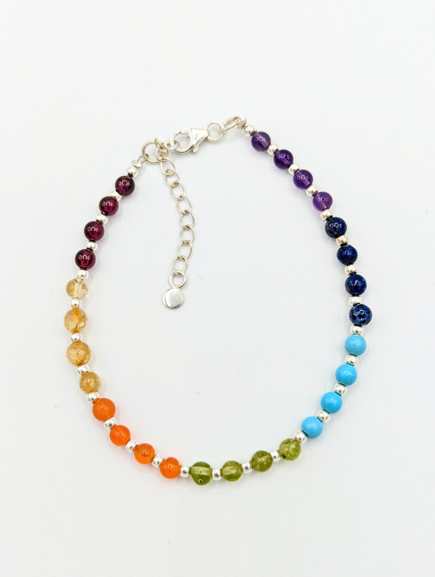 Multicoloured Gemstone Bracelet - Rococo Jewellery