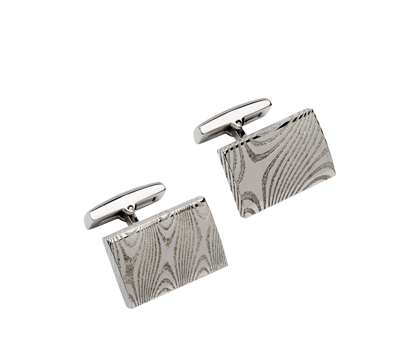 Unique & Co Matte & Polished Finished Cufflinks - Rococo Jewellery