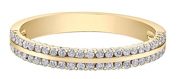 9ct Yellow Gold 50 Diamonds Ring - Rococo Jewellery