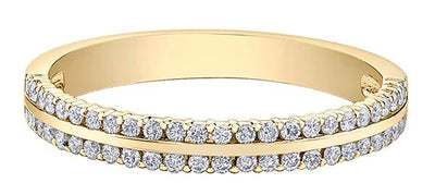 9ct Yellow Gold 50 Diamonds Ring - Rococo Jewellery