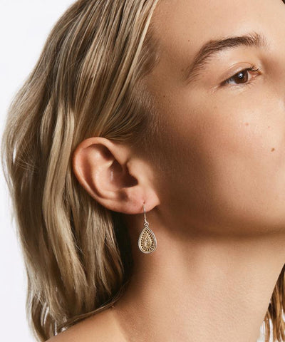 Anna Beck Classic Teardrop Earrings - Gold - Rococo Jewellery