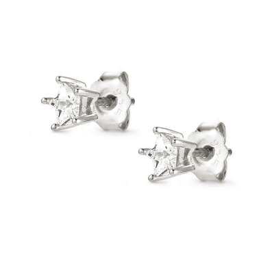 Nomination Sentimental Silver & CZ Star Stud Earrings - Rococo Jewellery