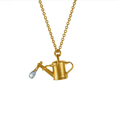 Alex Monroe Gold Watering Can Necklace - Rococo Jewellery