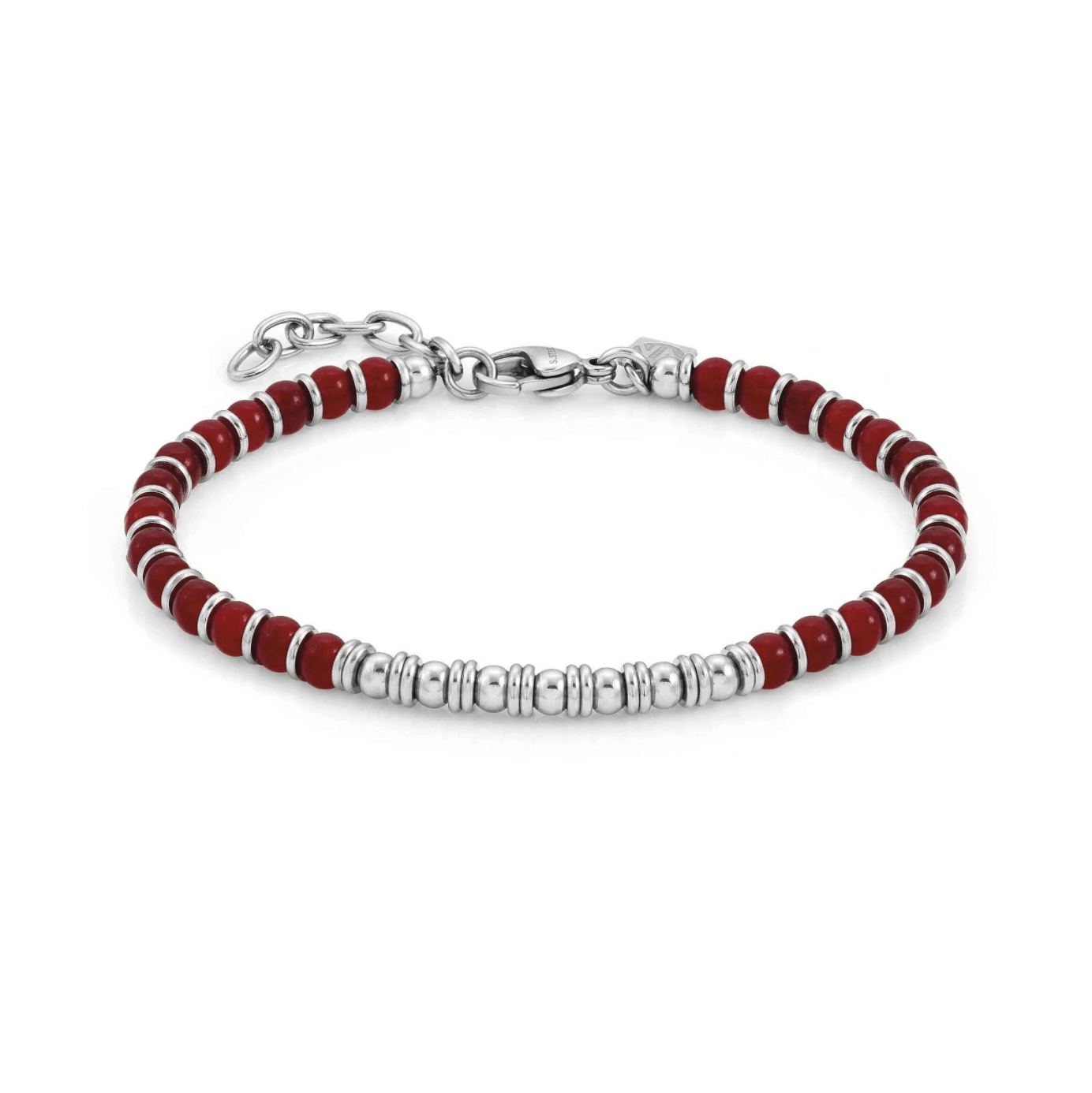 Nomination Instinct Red Agate Bracelet - Rococo Jewellery