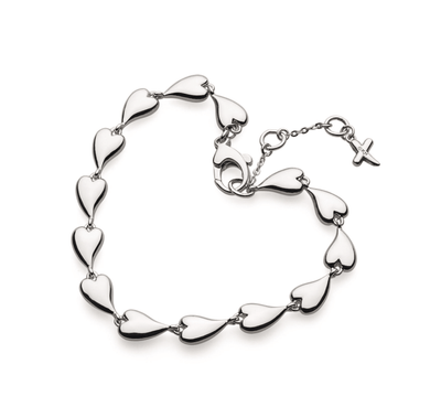 Kit Heath Desire Kiss Linking Hearts Bracelet - Rococo Jewellery