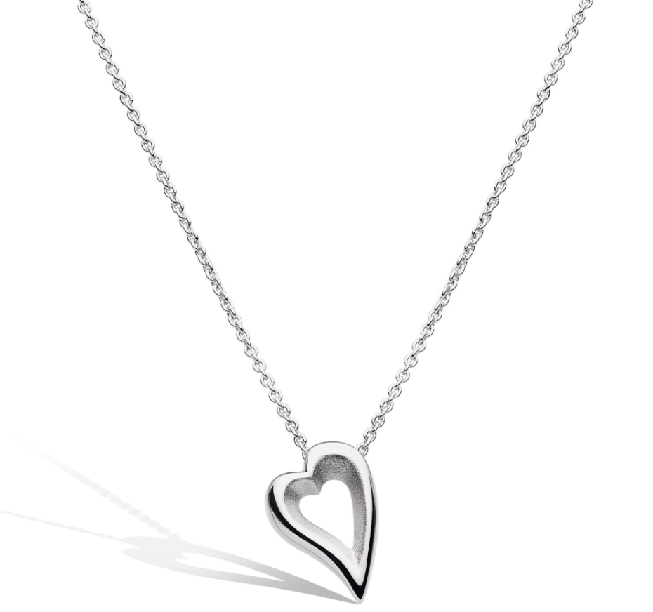 Kit Heath Desire Love Story Heart Necklace - Rococo Jewellery