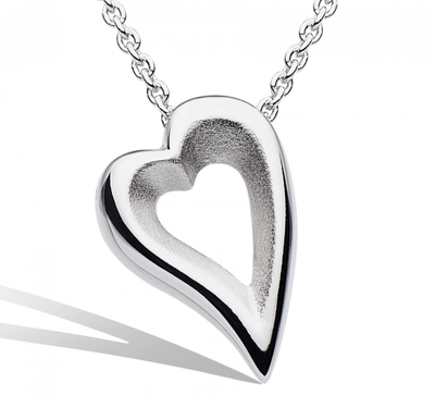 Kit Heath Desire Love Story Heart Necklace - Rococo Jewellery