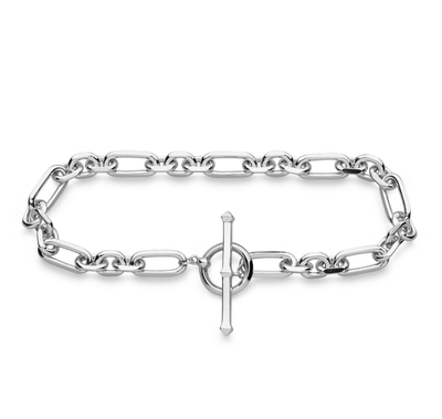 Kit Heath Revival Astoria Figaro Chain Link T-bar Bracelet - Rococo Jewellery