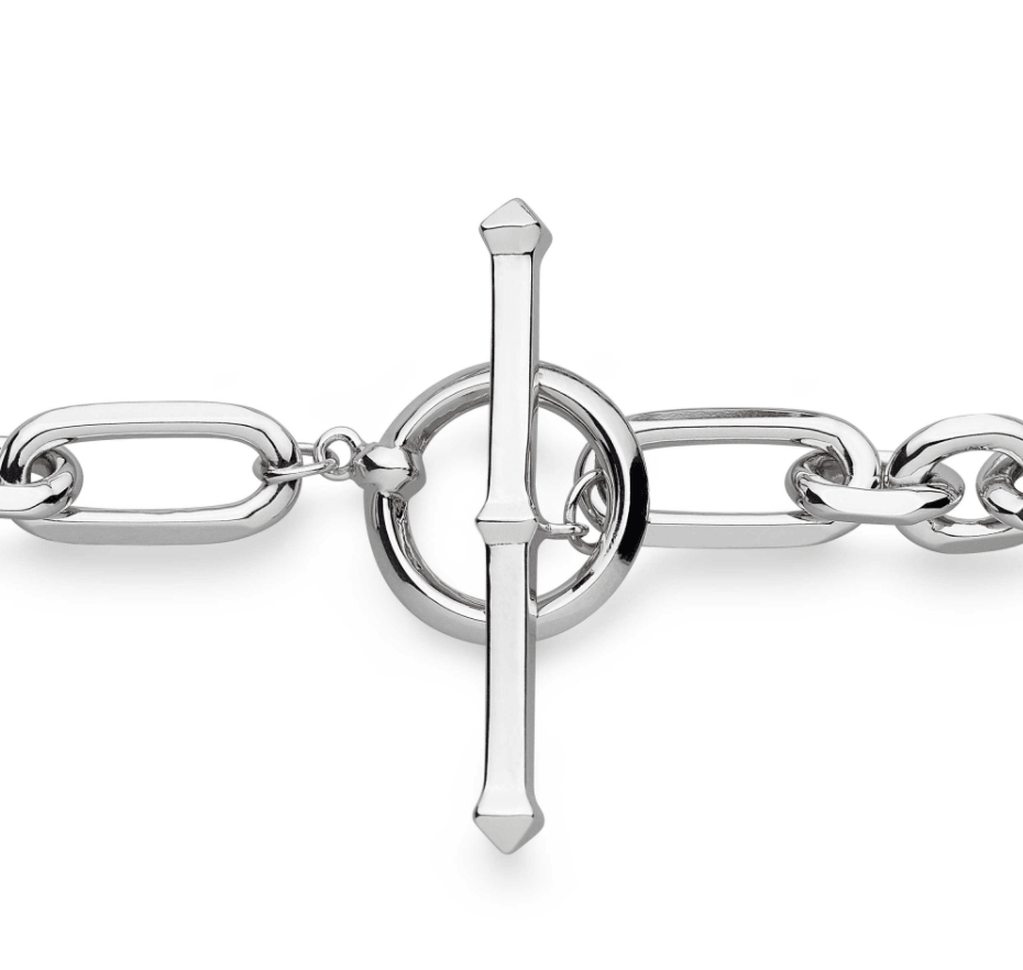 Kit Heath Revival Astoria Figaro Chain Link T-bar Bracelet - Rococo Jewellery