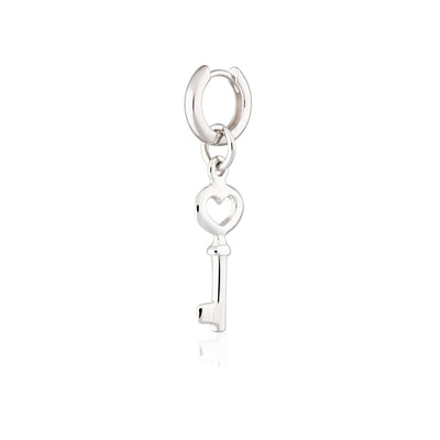 Scream Pretty Key Single Huggie Earring - Rococo Jewellery