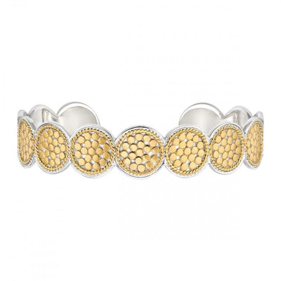 Anna Beck Multi Coin Disc Bangle - Rococo Jewellery