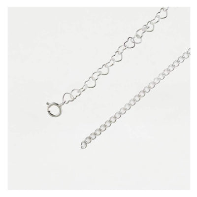 Kingsley Ryan Sterling Silver Interlocking Hearts Anklet - Rococo Jewellery