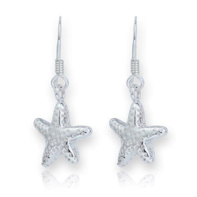 Lavan Silver Starfish Earrings - Rococo Jewellery