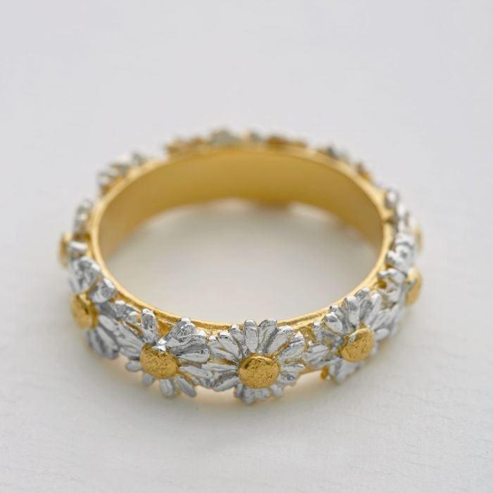 Alex Monroe Daisy Wreath Ring - Rococo Jewellery