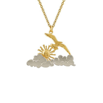 Alex Monroe Morning Sunrise Necklace - Rococo Jewellery