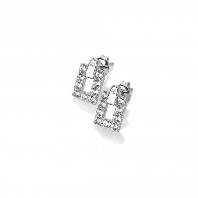 Hot Diamonds Silver Echo Earrings - Rococo Jewellery