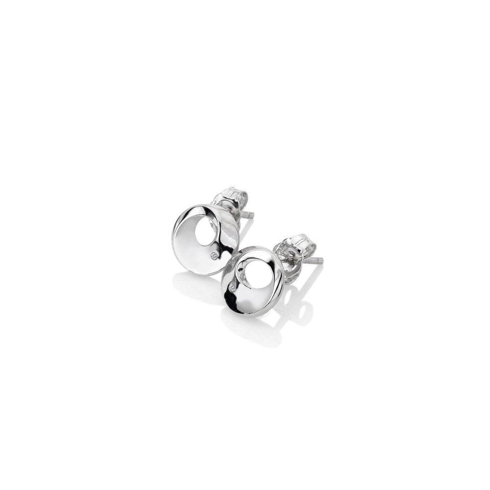 Hot Diamonds Quest Circle Stud Earrings - Rococo Jewellery