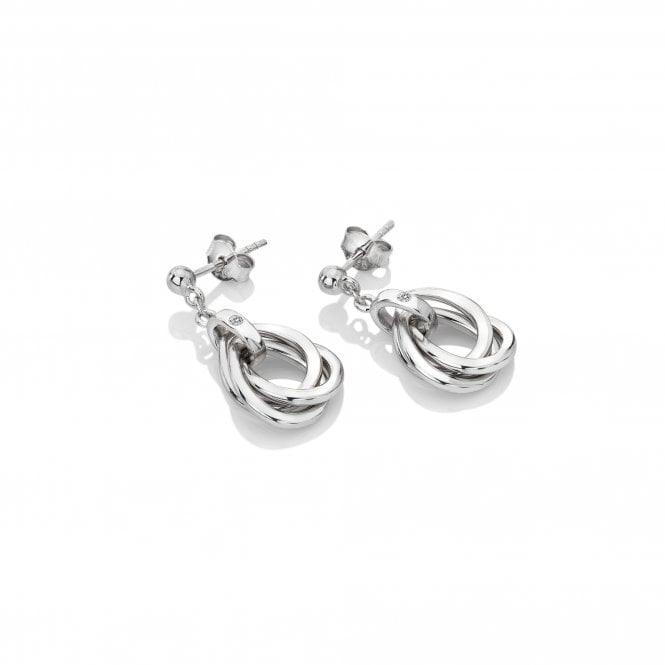 Hot Diamonds Silver Trio Teardrop Earrings - Rococo Jewellery