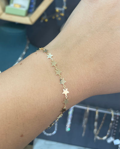 Stars Bracelet - Gold - Rococo Jewellery