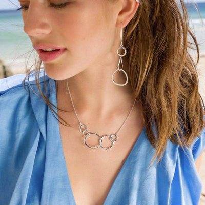 Sea Gems Unity Drop Earrings - Rococo Jewellery