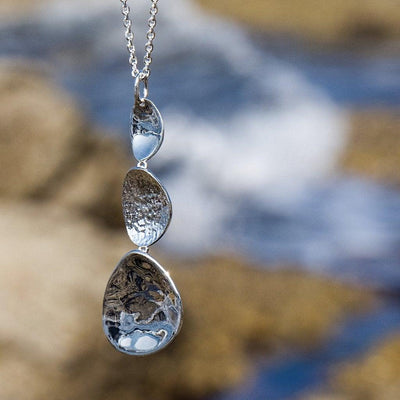 Sea Gems Stacking Reflection Pendant - Rococo Jewellery